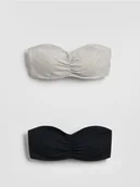 Biustonosze - Reserved - Biustonosz bandage 2 pack - czarny - miniaturka - grafika 1