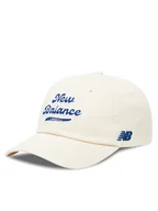 Czapki damskie - New Balance Czapka z daszkiem 6 Panel Athletics Legacy Hat LAH53000PEF Biały - miniaturka - grafika 1