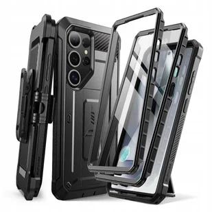 Supcase Etui pancerne UB Pro SP+noSP do Galaxy S25 Ultra, czarne - Etui i futerały do telefonów - miniaturka - grafika 1