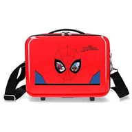 Kosmetyczki, organizery i kuferki - Marvel Spiderman Protector Neceser Adaptable z messenger Czerwony 29x21x15 cms Sztywny ABS 9.14L 0,6 kg, Czerwony, Neceser, kosmetyczka z paskiem na ramię - miniaturka - grafika 1