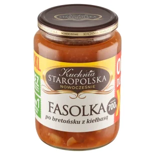 Kuchnia staropolska fasolka po bretońsku 700g - Szybkie dania obiadowe - miniaturka - grafika 1