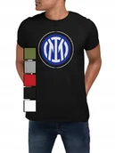 Koszulki męskie - Koszulka Męska Z Nadrukiem Dla Fana Piłka Nożna Inter Mediolan -S - miniaturka - grafika 1