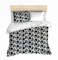 Pościel - pościel z polaru 140x200 + 1 poszewka P 307-5 DUO dalmatyńczyk / biały - miniaturka - grafika 1