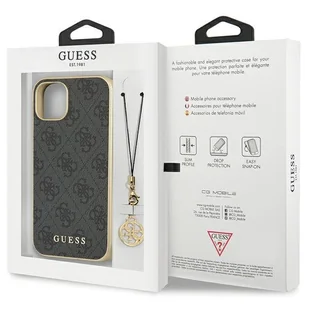 Guess GUHCP14SGF4GGR iPhone 14 6.1" szary/grey hardcase 4G Charms Collection - Etui i futerały do telefonów Guess GUHCP14SGF4GGR iPhone 14 6.1" szary/grey hardcase 4G Charms Collection - Etui i futerały do telefonów - miniaturka - grafika 8
