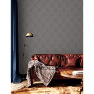 Tapety - Tapeta Lattice szara winylowa na flizelinie - miniaturka - grafika 1