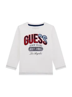 Guess Bluzka N5BI06 I3Z14 Biały Regular Fit - Bluzki damskie - miniaturka - grafika 1