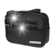 Nerki - Saszetka Męska Skórzana Do Ręki Na Dokumenty Beltimore G23 : Kolory - Czarn - miniaturka - grafika 1