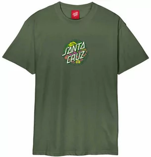 Koszulki dla chłopców - Santa Cruz Asp Flores Dot Front SAGE koszulka męska - XL - grafika 1