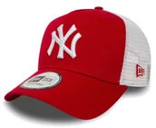 Czapki damskie - Czapka NEW ERA Clean Trucker New York Yankees czerwona - miniaturka - grafika 1