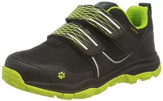 Buty dla chłopców - Jack Wolfskin Unisex dziecięce buty outdoorowe MTN Attack 3 Texapore Low Vc K, Black Lime - 26 EU - grafika 1