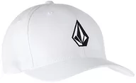 Czapki damskie - Volcom Męska czapka z daszkiem z pełnym kamieniem Xfit, biały, L-XL - miniaturka - grafika 1