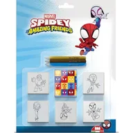 Zabawki kreatywne - Spidey - pieczątki 5szt Dante - miniaturka - grafika 1