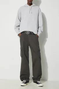 Alpha Industries spodnie bawełniane Jet Pant kolor szary proste 101212 - Spodnie męskie - miniaturka - grafika 1