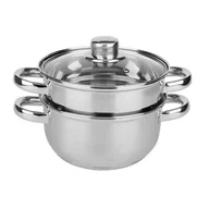 Garnki - Garnek nierdzewny do gotowania na parze DIVAPORE 18 cm 3EL - miniaturka - grafika 1