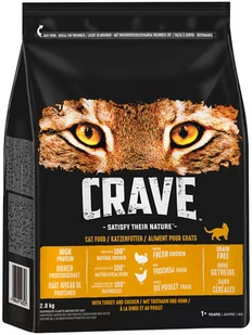 Crave Adult karma sucha dla kota, indyk i kurczak - 2,8 kg - Sucha karma dla kotów - miniaturka - grafika 1