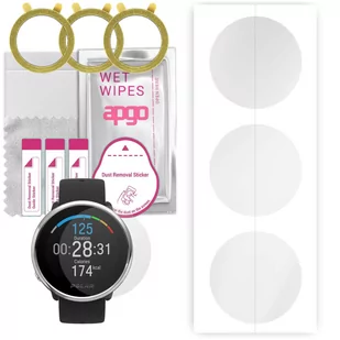 3x Folia hydrożelowa do Polar Ignite S  - apgo Smartwatch Hydrogel Protection Ochrona na ekran smartwatcha - Akcesoria do smartwatchy - miniaturka - grafika 1