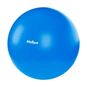 Piłka nożna - Mini piłka gimnastyczna do pilates rehabilitacyjna 25cm z pompką ręczną, kolor niebieski , REBEL ACTIVE - miniaturka - grafika 1