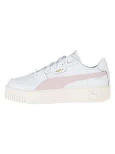 Puma Skórzane sneakersy "Carina Street Lux" w kolorze białym - Trampki damskie - miniaturka - grafika 1