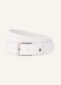 Paski - Tommy Hilfiger Pasek Skórzany Adan weiss - miniaturka - grafika 1