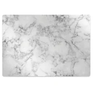 Podnóżki, podpórki, podkładki - Podkładka pod krzesło Biały marmur 140x100 cm - miniaturka - grafika 1