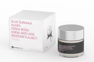 Kremy do twarzy - Botanicapharma BOTANICAPHARMA krem Anti-age rozświetlający ze śluzem ślimaka, aloesem i dziką różą 50 ml - miniaturka - grafika 1