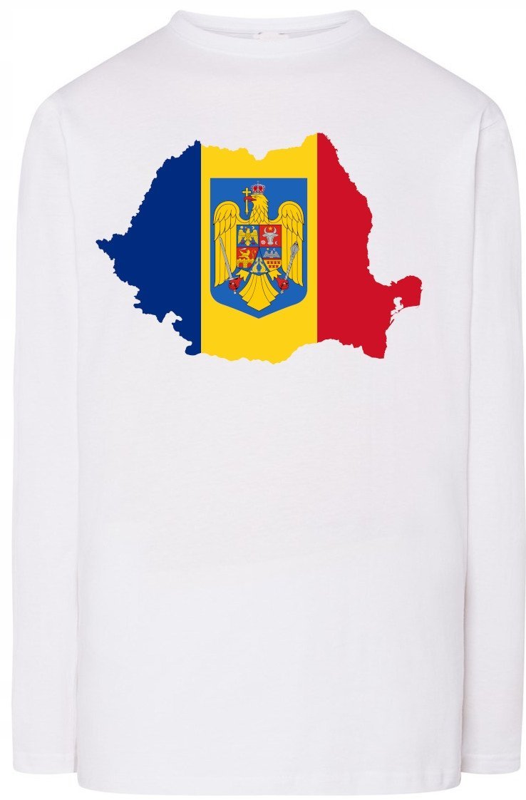 Rumunia Męska Bluza Longsleeve Modna Rozm.5XL