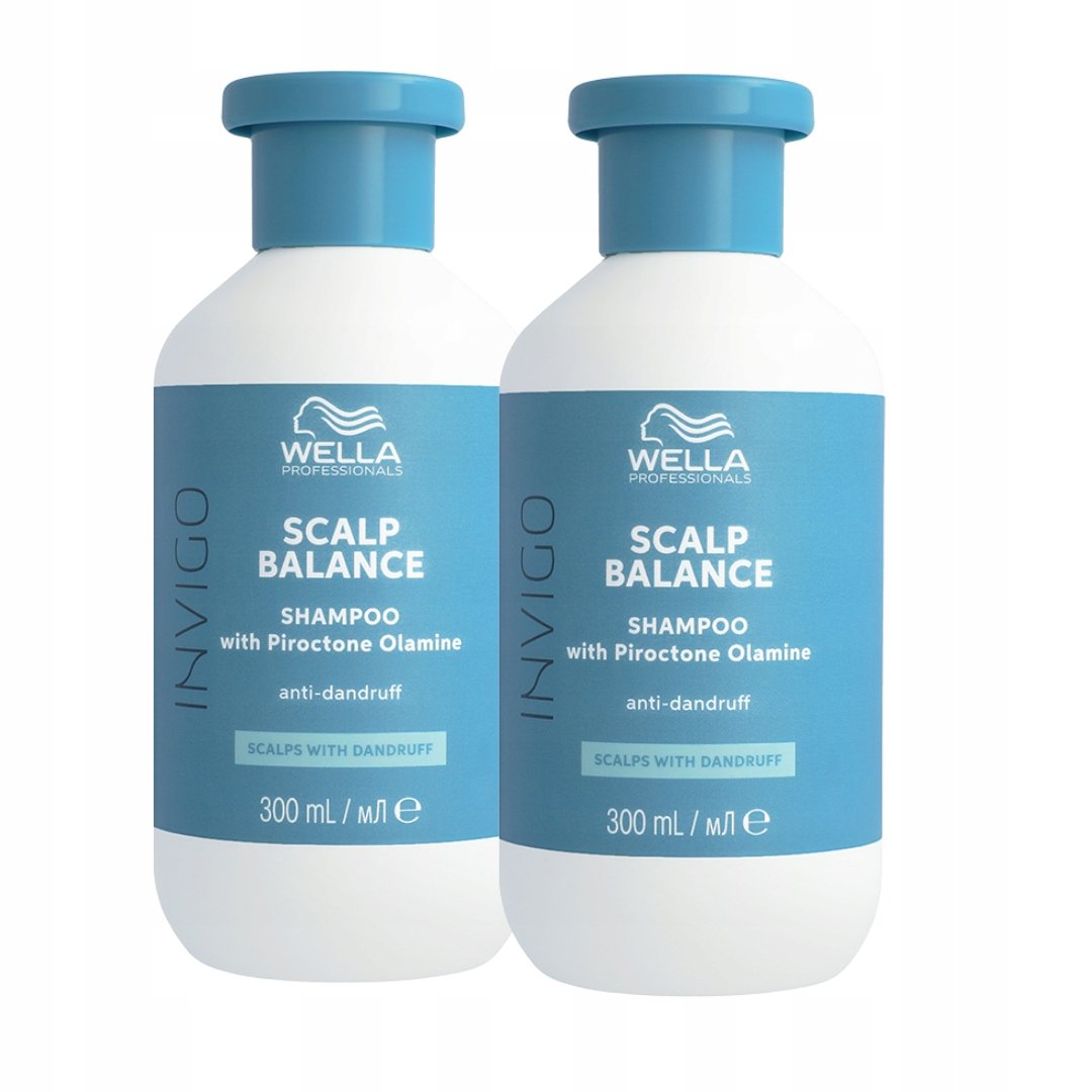 Wella Invigo Balance Szampon Przeciwłupieżowy Anti Dandruff 300ml 2 Sztuki