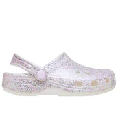 Klapki i japonki damskie - Klapki młodzieżowe Crocs Classic Fantasy Glitter Clog 212561-100 - multikolor - miniaturka - grafika 1