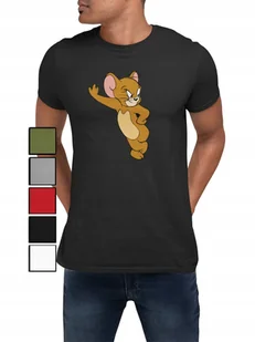 KOSZULKA T-SHIRT MĘSKA Z NADRUKIEM TOM I JERRY KOT MYSZ - L - Koszulki męskie - miniaturka - grafika 1