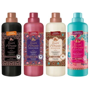 Tesori D'Oriente Zestaw Skoncentrowanych Płynów Do Płukania: Persian Dream, Ayurveda, Hammam, Byzantium 4X760 Ml - Środki do prania - miniaturka - grafika 1