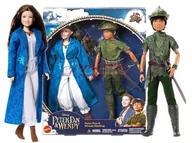 Lalki dla dziewczynek - LALKA DISNEY Piotruś Pan i Wendy Darling, zestaw 2 lalek HNY36 - miniaturka - grafika 1