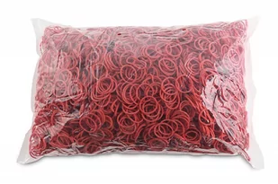 OFFICE PRODUCTS Gumki recepturki OFFICE PRODUCTS, średnica 20mm, 1,5x1,5mm, 60% kauczuku, 1000g, zgrzewka, czerwone 18102019-04 - Gumki biurowe - miniaturka - grafika 1