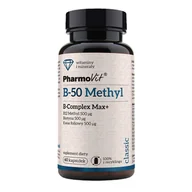 Witaminy i minerały - Witamina B-50 Methyl B-Complex Max+ 60 kapsułek PharmoVit - miniaturka - grafika 1