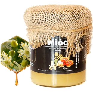 Naturalny Miód Lipowy - Wyjątkowy na grypę i przeziębienie 410G - Miód - miniaturka - grafika 1
