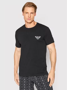 Koszulki męskie - Emporio Armani Underwear T-Shirt 110853 2R525 00020 Czarny Regular Fit - grafika 1