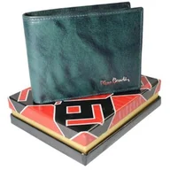 Portfele - Portfel Męski PIERRE CARDIN Skóra Licowa Duży Poziomy Bez Zapięcia 18062 ,,MOZAJKA,, MORSKI 12 x 9,5 x 2,5 [cm] - miniaturka - grafika 1