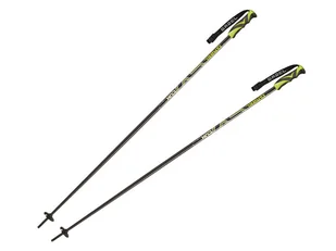 Gabel Kije narciarskie Cvx Black/lime 130 cm 7008140071300 - Kijki narciarskie - miniaturka - grafika 1