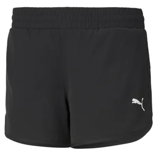 Damskie szorty z tkaniny Active PUMA Black - Spodnie sportowe damskie - miniaturka - grafika 1