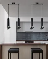 Lampy sufitowe - Candellux TUBA Czarna 2xGU10 Lampa wisząca punktowa 32-78650 32-78650 - miniaturka - grafika 1