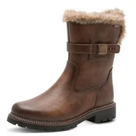 Śniegowce damskie - Tamaris Damskie buty WL Boot 1-26817-45 śniegowce, koniak, 37 EU, koniak, 37 EU - miniaturka - grafika 1