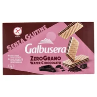 Batoniki - Wafle z kremem czekoladowym Senza glutine 180g - Galbusera - miniaturka - grafika 1