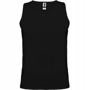 Techniczna koszulka męska na ramiączkach TOP Tanktop ROLY PD0350 BLACK M - Koszulki męskie - miniaturka - grafika 1
