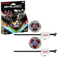 Figurki dla dzieci - Wielopak Beyblade X Transformers Collab Optimus Prime 4-60P kontra Megatron 4-80B - miniaturka - grafika 1
