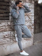 Dresy męskie - Dres męski ciemnoszary Dstreet AX0735-XL - miniaturka - grafika 1