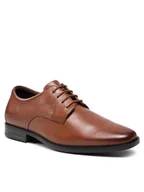 Półbuty męskie - Clarks Półbuty Howard Walk 261620177 Brązowy - miniaturka - grafika 1