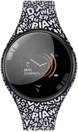 Smartwatch - Techmade Freetime Cartoon Style Biało-czarny - miniaturka - grafika 1