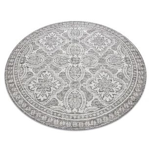 Dywan SZNURKOWY SIZAL LOFT 21193 koło BOHO kość słoniowa/srebrny/taupe beżowy koło 120 cm - Dywany Dywan SZNURKOWY SIZAL LOFT 21193 koło BOHO kość słoniowa/srebrny/taupe beżowy koło 120 cm - Dywany - miniaturka - grafika 1