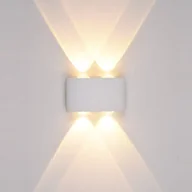 Lampy ogrodowe - Italux Kinkiet Gilberto PL-261W - miniaturka - grafika 1