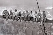 Plakaty - Plakat Lunch On A Skyscraper New York 91,5X61Cm - miniaturka - grafika 1