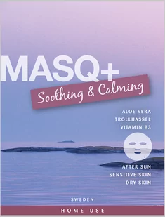 Żelowa maska do twarzy MASQ+ Soothing &amp; Calming Mask 25 ml (7350079761047) - Maseczki do twarzy - miniaturka - grafika 1